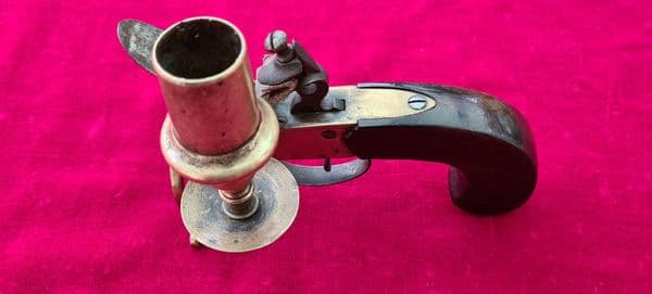 X  X  X SOLD X  X  X  18th century flintlock tinder-lighter. Napoleonic era, C. 1750-1800. Ref 4087