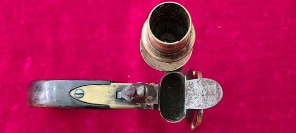 X  X  X SOLD X  X  X  18th century flintlock tinder-lighter. Napoleonic era, C. 1750-1800. Ref 4087
