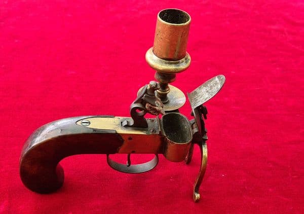 X X X SOLD X X X 18th century flintlock tinder-lighter. Napoleonic era, C. 1750-1800. Ref 4087