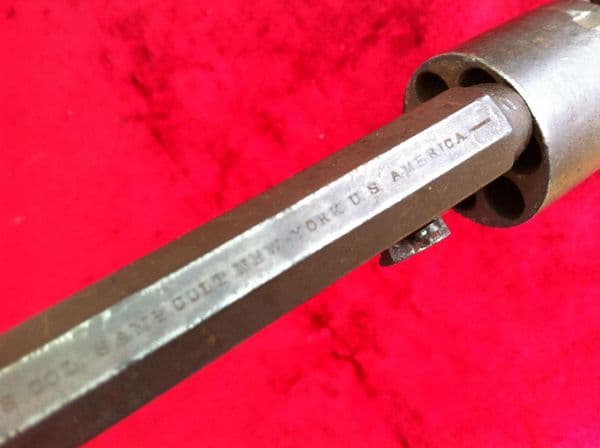 X X X  SOLD X X X  A .36 Calibre American Colt Navy 1851 percussion revolver. A genuine American
