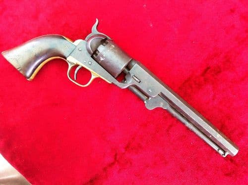X X X  SOLD X X X  A .36 Calibre American Colt Navy 1851 percussion revolver. A genuine American