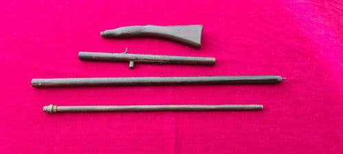 X X X SOLD X X  X  A 19th century percussion walking cane-gun. Ref 4098.