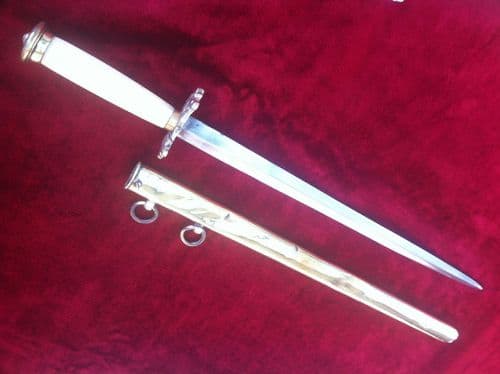 X X X SOLD X X X A British Naval dirk from the time of the Napoleonic wars. Circa 1810. Ref 6677