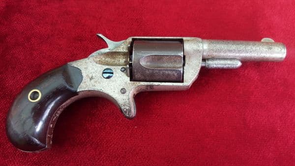 X X X  SOLD X X  X  A Colt .30 calibre obsolete rimfire revolver c. 1875.  Used condition. Ref 7472