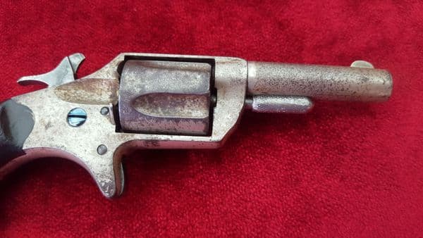 X X X  SOLD X X  X  A Colt .30 calibre obsolete rimfire revolver c. 1875.  Used condition. Ref 7472