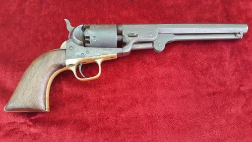 X X X SOLD X X X A good American Colt's patent 1851 Navy model .36 Calibre Percussion Revolver.