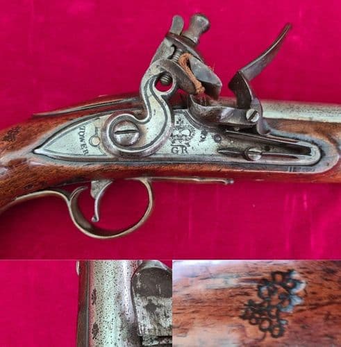 X X X SOLD X X X A Light Dragoon Flintlock Pistol dated 1800. Ref 3295