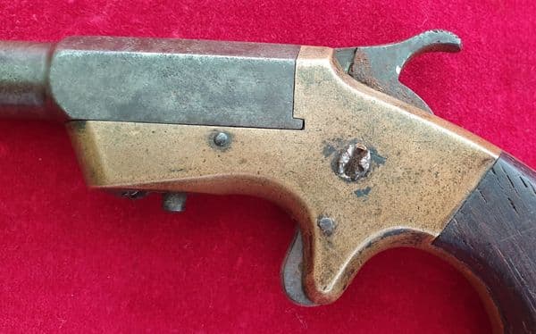 X X X  SOLD X X X  A MARLIN OK Model .30 cal single shot DERRINGER, FOR SALE.  Ref 1480.