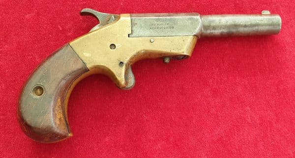 X X X  SOLD X X X  A MARLIN OK Model .30 cal single shot DERRINGER, FOR SALE.  Ref 1480.