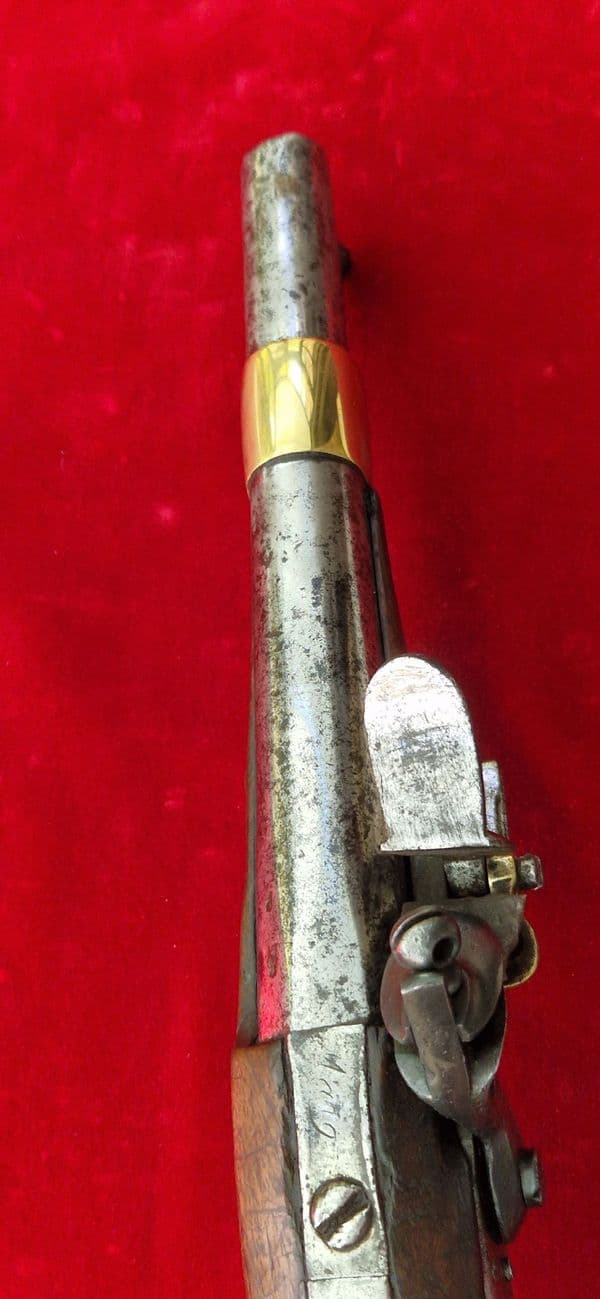 X X X  SOLD X X X  A military Flintlock Pistol engraved on the lock-plate 'Mijaci  1833.Ref 1728