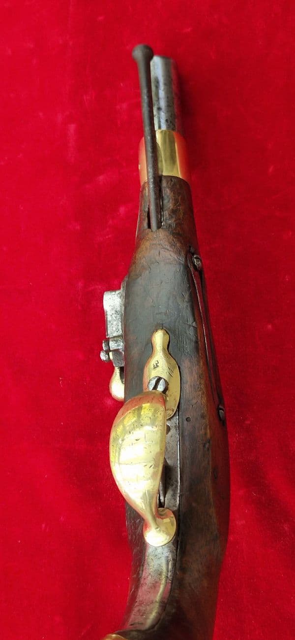 X X X  SOLD X X X  A military Flintlock Pistol engraved on the lock-plate 'Mijaci  1833.Ref 1728