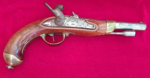 X X X SOLD X X X A Military Officer's percussion Pistol manufactured at TULLE. Ref 3100.