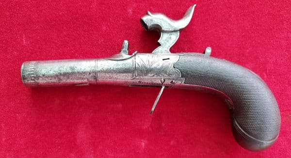 X X X  SOLD X X X   A percussion pistol by SMITH. Circa 1840. Ref 1682.