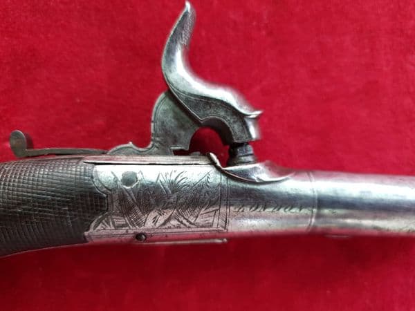 X X X  SOLD X X X   A percussion pistol by SMITH. Circa 1840. Ref 1682.
