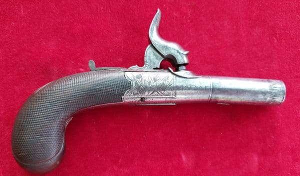 X X X  SOLD X X X   A percussion pistol by SMITH. Circa 1840. Ref 1682.
