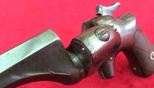 X X X SOLD  X X X A rare .44 r/f Calibre "HAMMOND BULLDOG" Single shot rimfire Derringer made by the