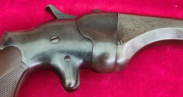 X X X SOLD X X X  A rare HAMMOND BULLDOG single shot rim-fire Derringer. Circa 1866. Ref 3825