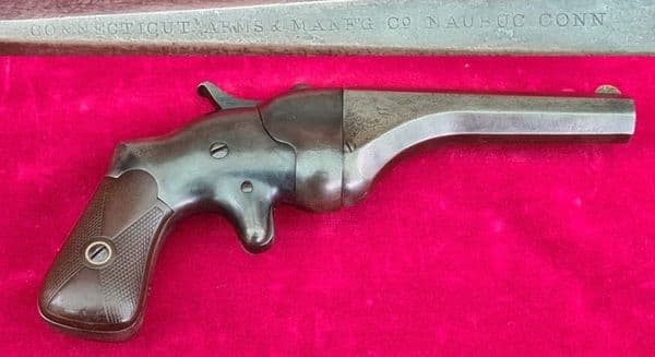 X X X SOLD X X X A rare HAMMOND BULLDOG single shot rim-fire Derringer. Circa 1866. Ref 3825