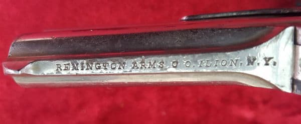 X X X  SOLD  X X X  A Remington .41 rim-fire  gambler's Derringer pistol. C. 1885. Ref 9132.