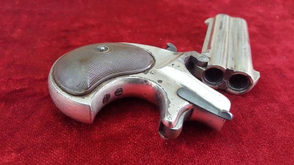 X X X  SOLD  X X X  A Remington .41 rim-fire  gambler's Derringer pistol. C. 1885. Ref 9132.