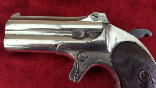 X X X  SOLD  X X X  A Remington .41 rim-fire  gambler's Derringer pistol. C. 1885. Ref 9132.