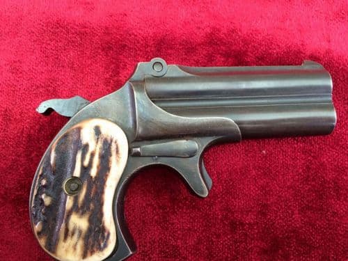 X X X SOLD X X X   A Remington Double Barrelled Gambler's Derringer in .41 rimfire calibre. Unusual