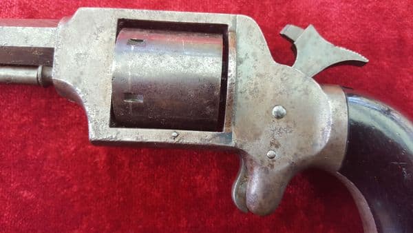 X X X  SOLD X X X   A scarce American 6 shot.32 Rimfire Revolver made by J.P. LOWER Circa 1861-1865.