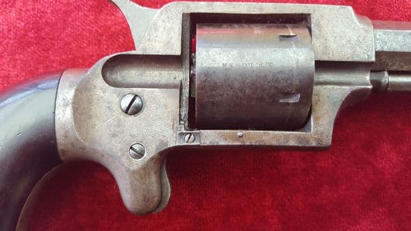 X X X  SOLD X X X   A scarce American 6 shot.32 Rimfire Revolver made by J.P. LOWER Circa 1861-1865.