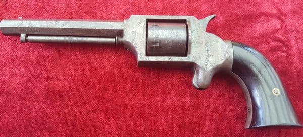X X X SOLD X X X A scarce American 6 shot.32 Rimfire Revolver made by J.P. LOWER Circa 1861-1865.
