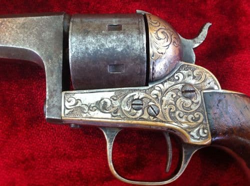 X X X  SOLD X X X A scarce American 7 shot Moore's Patent .32 cal Rimfire revolver made during the
