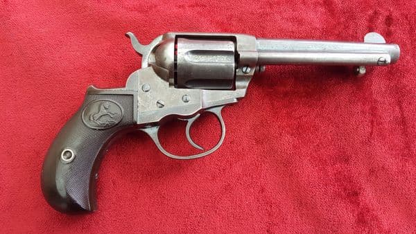 X X X SOLD X X X A scarce obsolete .41 calibre double action COLT Lightning Revolver. Known as the