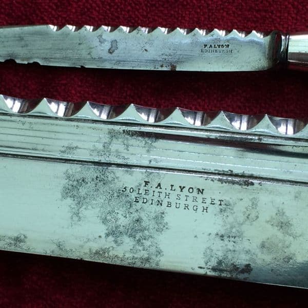 X X X SOLD X X X  A Scottish Dirk  1835. in silver mounted leather scabbardwith bi-knife. Ref 8702.