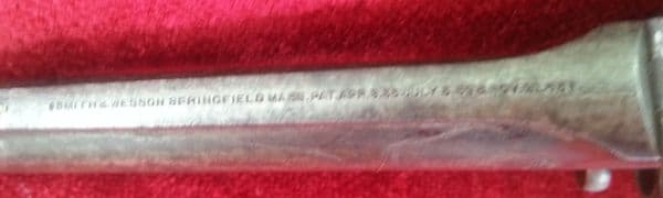X X X  SOLD X X X  A Smith and Wesson Antique 5 shot .32 cal Rimfire Revolver, Circa 1865 - 1875.
