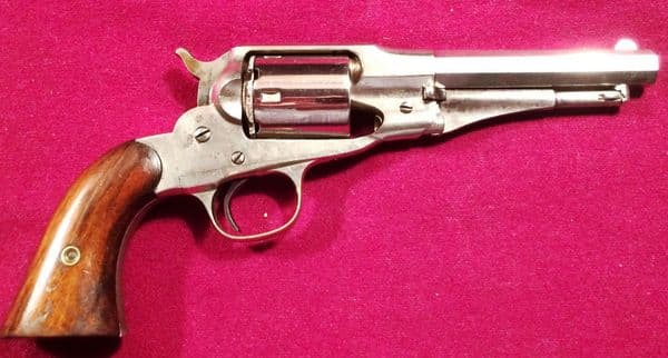 X X X  SOLD  X X X  A very fine American Remington single action New model Rimfire revolver .38 r/f.