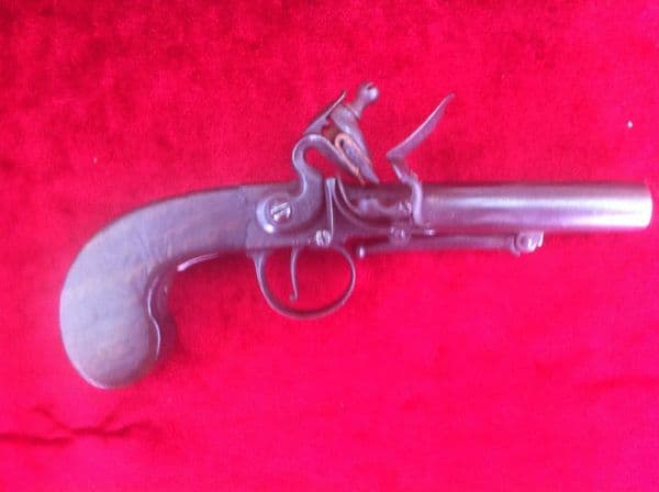 X X X SOLD X X X A very good English Flintlock Pistol made by the world famous gunsmith Henry Nock,