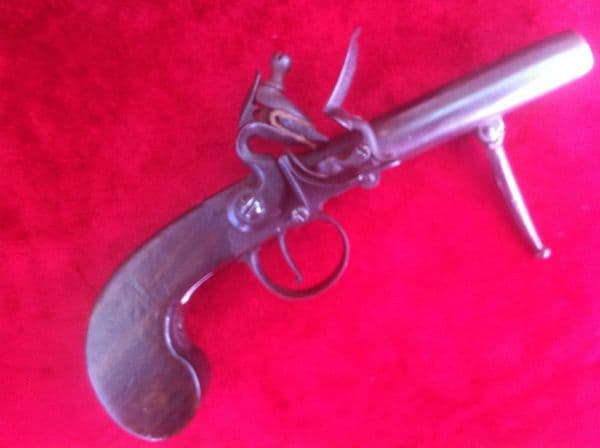 X X X SOLD X X X A very good English Flintlock Pistol made by the world famous gunsmith Henry Nock,