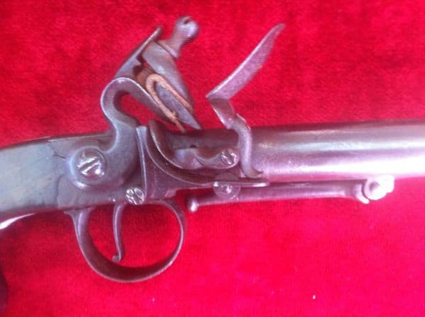 X X X SOLD X X X A very good English Flintlock Pistol made by the world famous gunsmith Henry Nock,