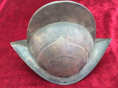 X X X SOLD X X X   A very good two piece Steel Morion Helmet 16th -17th C. Probably German or