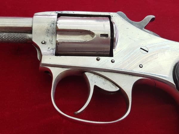 X  X  X  SOLD X  X  X  American Eagle double action nickel plated .32 rimfire revolver. Ref 1537