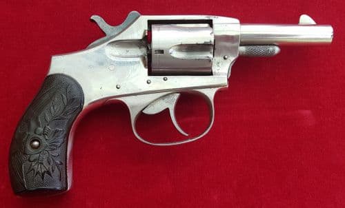 X X X SOLD X X X American Eagle double action nickel plated .32 rimfire revolver. Ref 1537