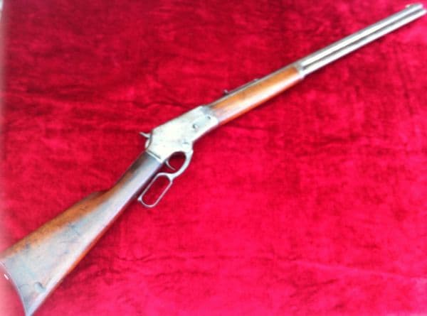 X X X  SOLD X X X  American Model 1881 Lever action rifle by Marlin Fire-Arms Co. Obsolete
