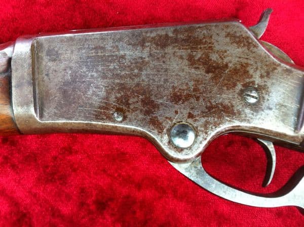 X X X  SOLD X X X  American Model 1881 Lever action rifle by Marlin Fire-Arms Co. Obsolete