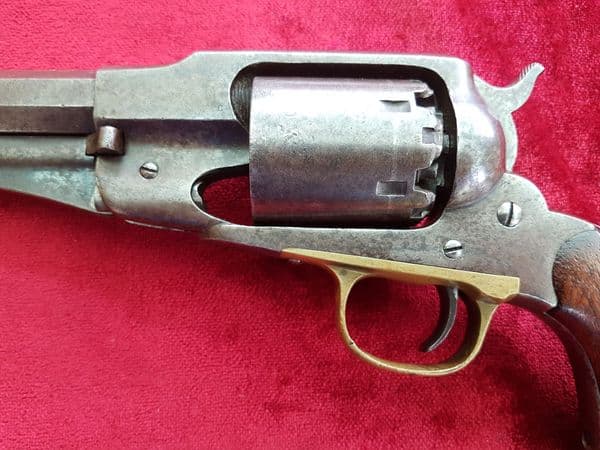 X  X X SOLD X X X  American Remington .44 calibre Percussion Revolver c.1858-1865. Ref 9689.