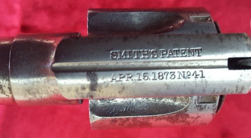 X X X SOLD X X X American Smith's 5 shot Rimfire revolver in scarce .41 r/f calibre. Ref 9102.