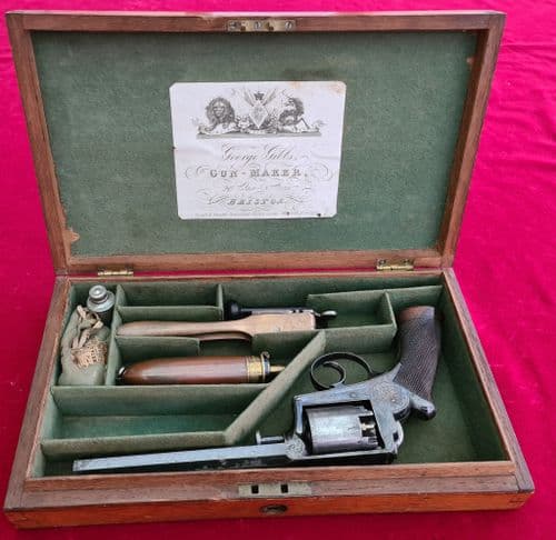 X X X SOLD X X X   An Adams  .45 cal percussion revolver. Ref 3729