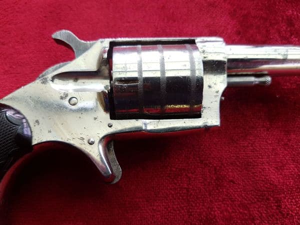 X  X X SOLD X X X  An American .32 rimfire spur trigger revolver.  Good condition. C. 1880. Ref 9877