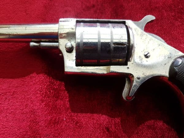 X  X X SOLD X X X  An American .32 rimfire spur trigger revolver.  Good condition. C. 1880. Ref 9877