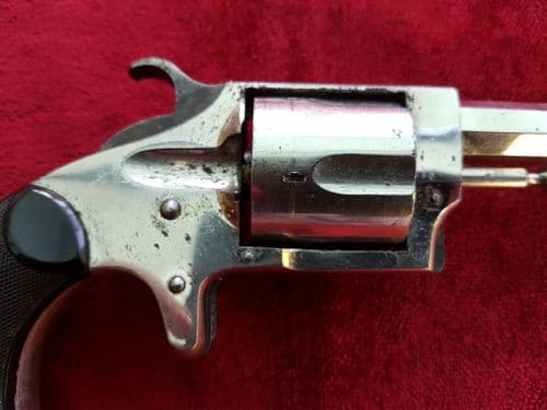X X X SOLD X X X An American 32 rim-fire STERLING revolver. Circa 1873. Good condition. Ref 9675