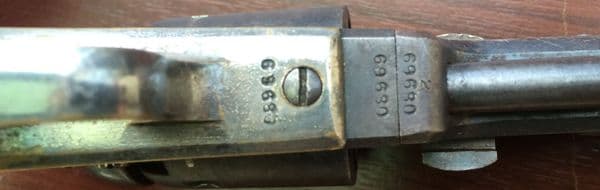 X X X  SOLD X X X  An American Civil War Era Colt's patent 5 shot 1849 pocket model .31 Calibre