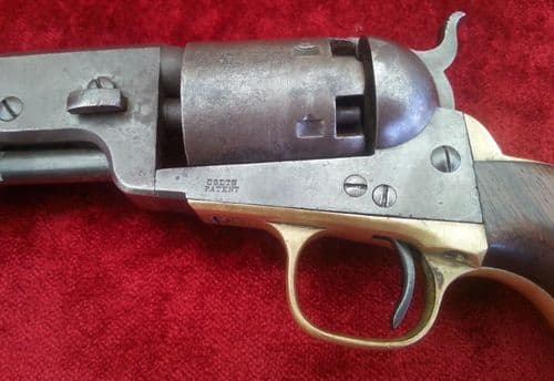 X X X SOLD X X X An American Colt1851 Navy .36 Calibre 6 shot Percussion Revolver. Ref 7424.